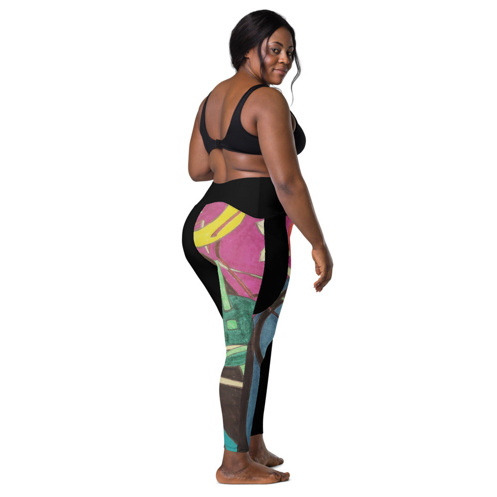 Juicy Life Crossover leggings with pockets